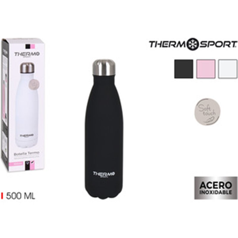 BOTELLA TERMO SOFT TOUCH 500ML THERMOSPORT