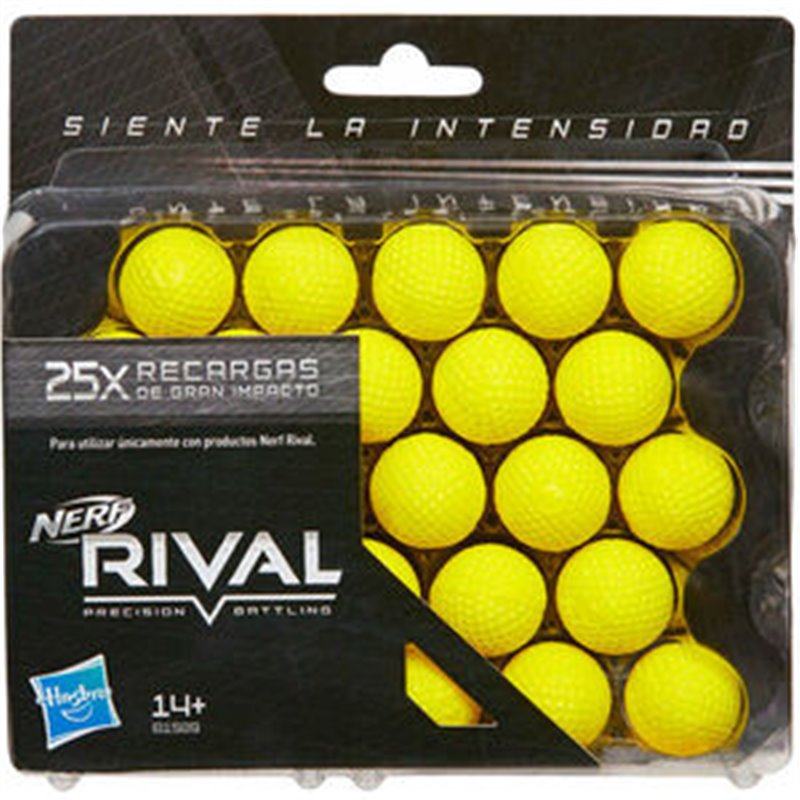 BLISTER 25 RECARGAS RIVAL NERF