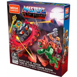 CONSTRUCCION MEGA CONTRUX BATTLE CAT VS ROTON MASTERS OF THE UNIVERSE ORIGINS