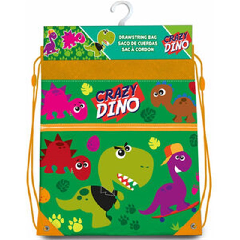 SACO CRAZY DINO 41CM