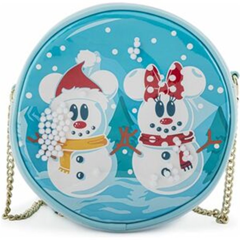 BOLSO MICKEY MINNIE SNOWMAN DISNEY LOUNGEFLY