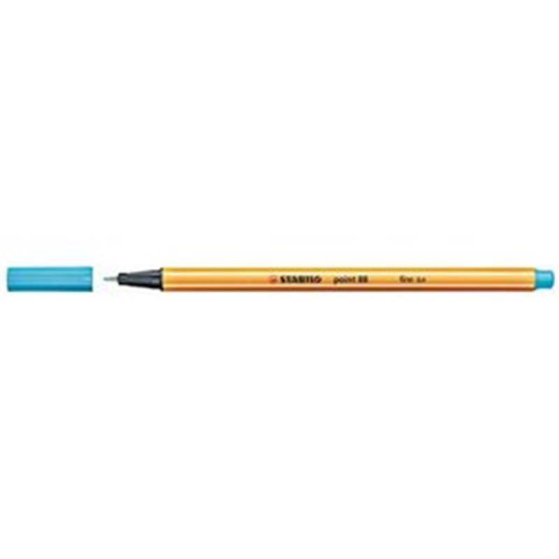 ROTULADOR ESCRITURA PUNTA FINA 0.4MM POINT88 COLOR - AZUL CELESTE 57