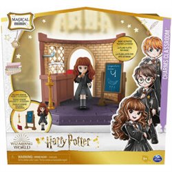 AULA ENCANTAMIENTOS MAGICOS + FIGURA HERMIONE HARRY POTTER 5CM