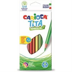 CAJA 12 LAPIZ TITA TRIANGULAR