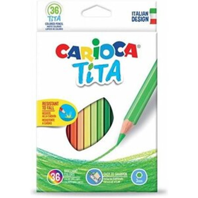 CAJA 36 LAPIZ TITA HEXAGONAL 3MM