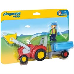 PLAYMOBIL 1.2.3 CAMIÓN CON TRÁILER