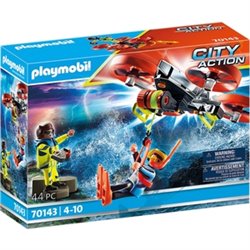 PLAYMOBIL CITY RESCATE MARÍTIMODRONRESCA