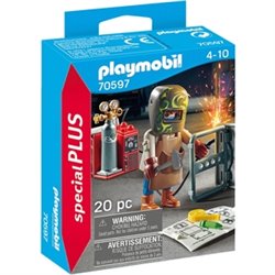 PLAYMOBIL ESPECIAL SOLDADOR CON EQUIPO