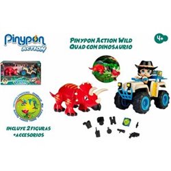 QUAD C/DINOSAURIO PINYPON ACTION