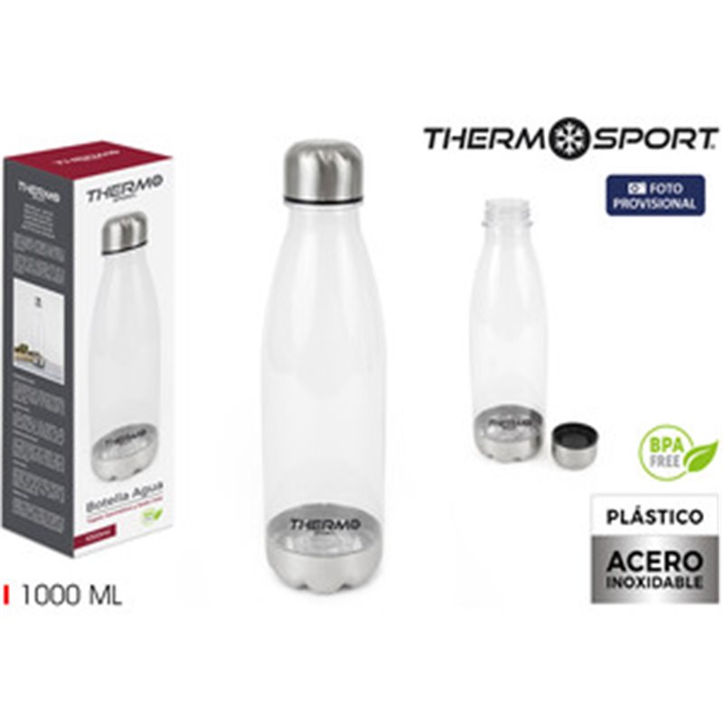 BOTELLA AGUA SSAS 1000ML T/ACERO THERMOSPORT