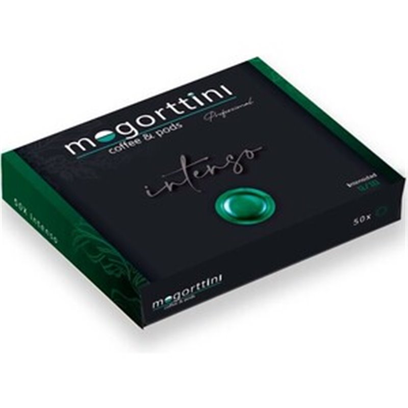 INTENSO MOGORTTINI, 50 CÁPSULAS COMPATIBLES CON NESPRESSO PROFESSIONAL