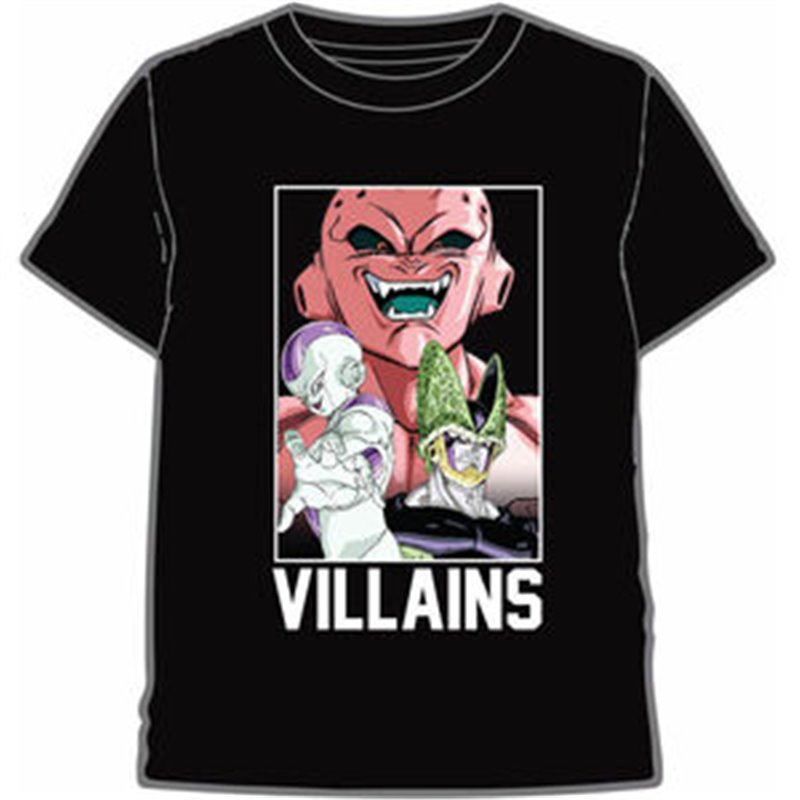 CAMISETA VILLANOS DRAGON BALL Z ADULTO