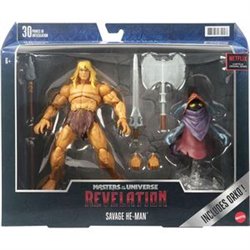 FIGURA HE-MAN SAVAGE MASTERS OF THE UNIVERSE REVELATION MASTERVERSE 18CM