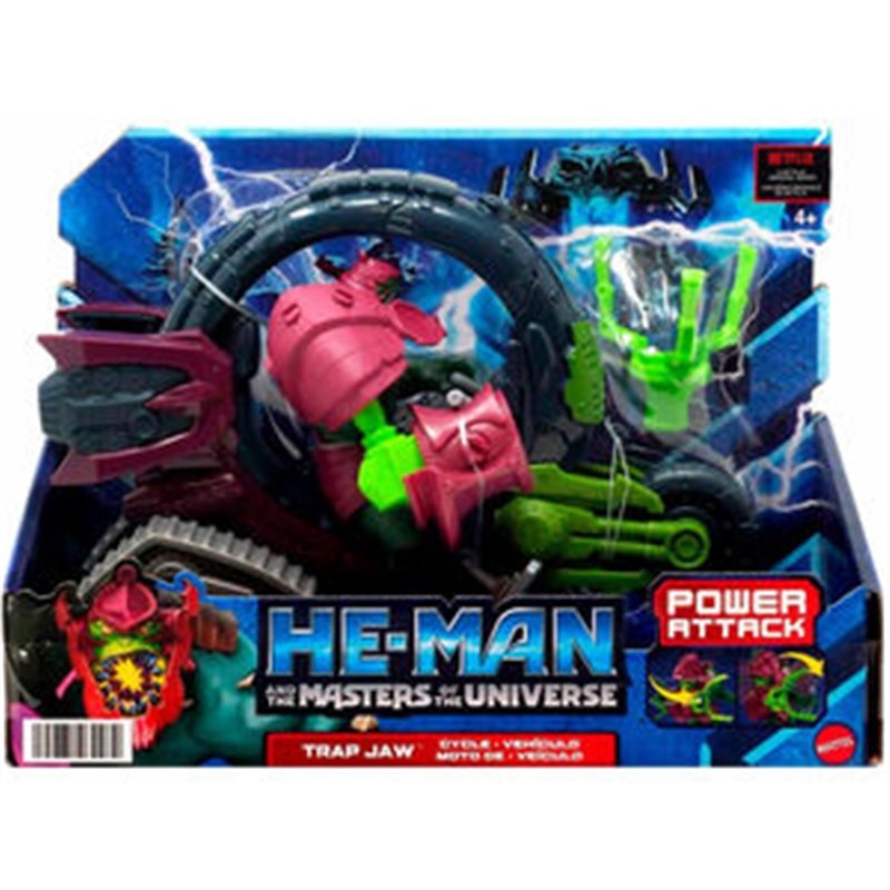 FIGURA TRAP JAW + MOTO MASTERS OF THE UNIVERSE 14CM