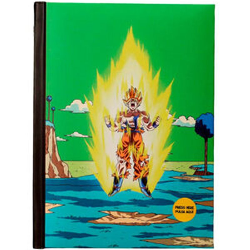 CUADERNO A5 NAMEK FINAL BATTLE DRAGON BALL Z CON LUZ