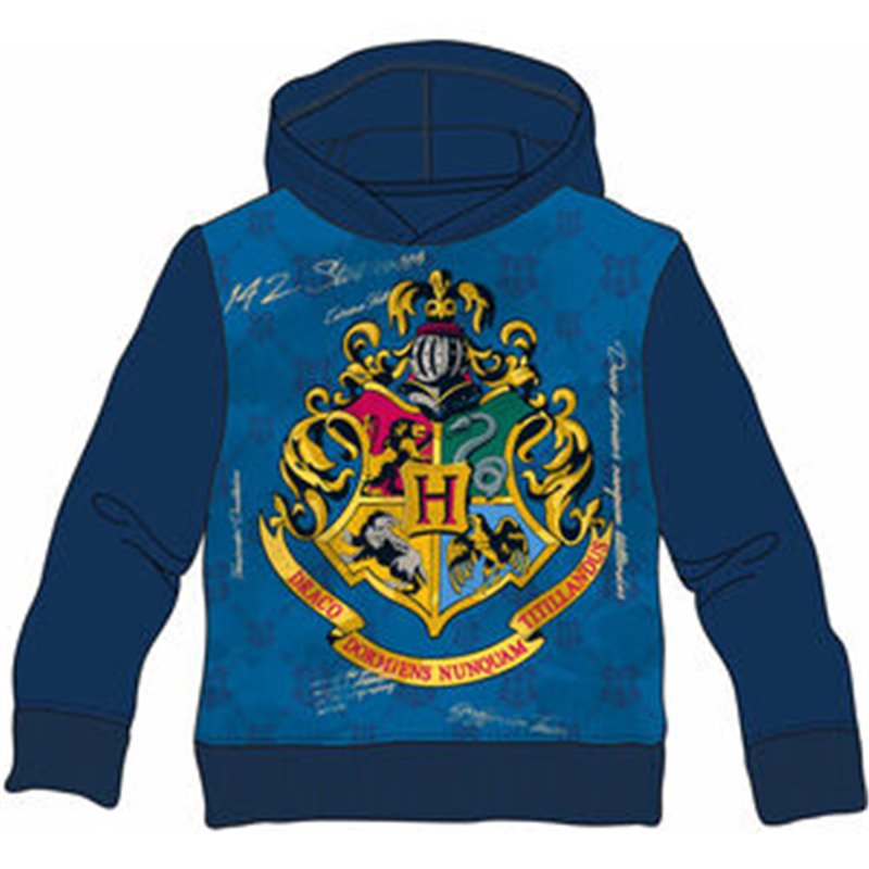 SUDADERA CAPUCHA HOGWARTS HARRY POTTER INFANTIL