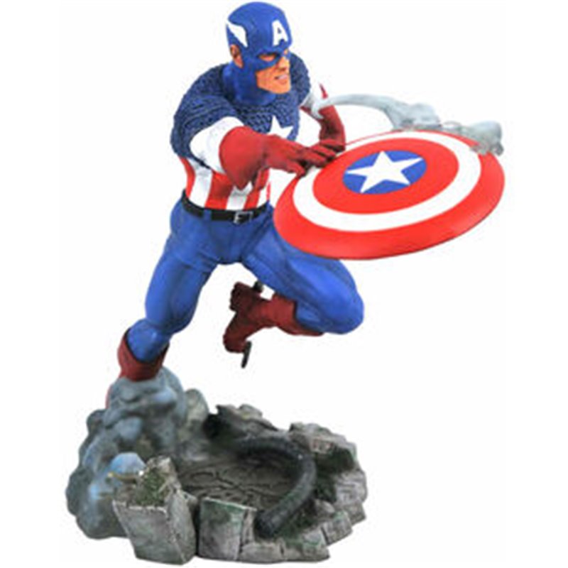 ESTATUA CAPITAN AMERICA MARVEL COMIC GALLERY 25CM