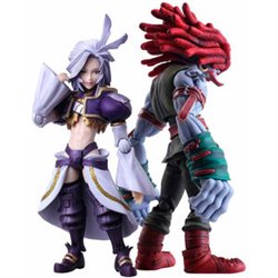 SET 2 FIGURAS BRING ARTS KUJA Y AMARANT CORAL FINAL FANTASY IX 16-18CM