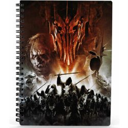 CUADERNO 3D EJERCITO EL SEÑOR DE LOS ANILLOS