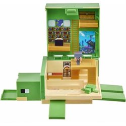 FIGURA GUARIDA TORTUGA TRANSFORMABLE MINECRAFT 26CM