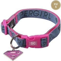 COLLAR PARA PERROS XS/S SUPERMAN PINK