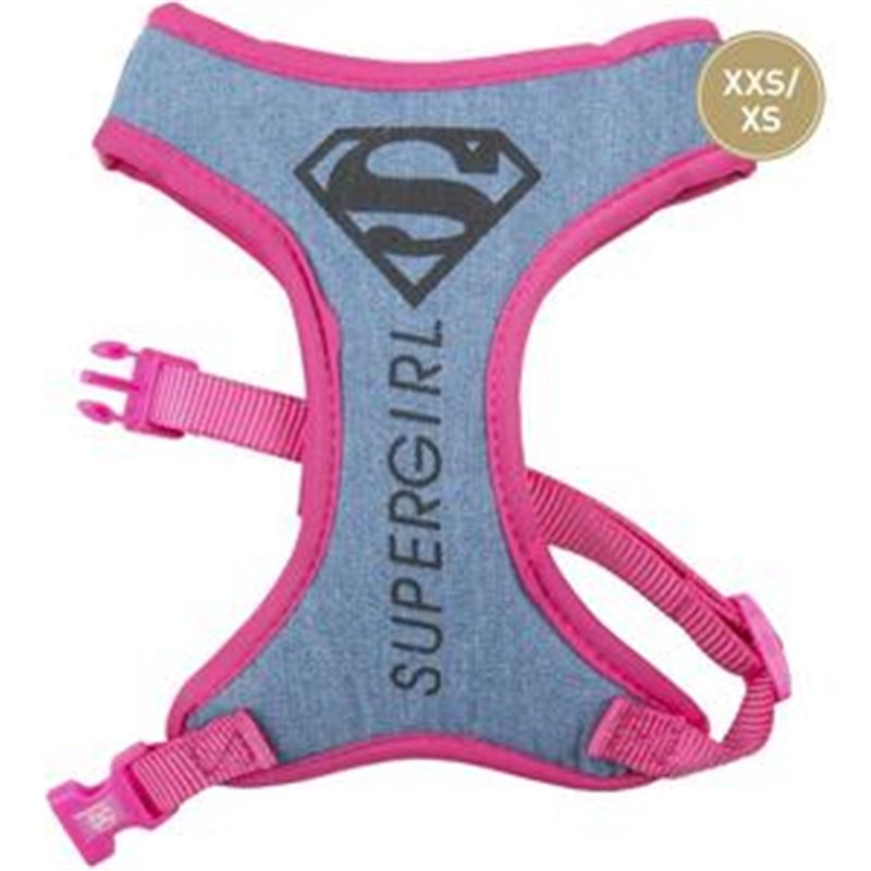 ARNÉS PARA PERROS XXS/XS SUPERMAN PINK