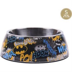 COMEDERO PARA PERRO S BATMAN BLACK