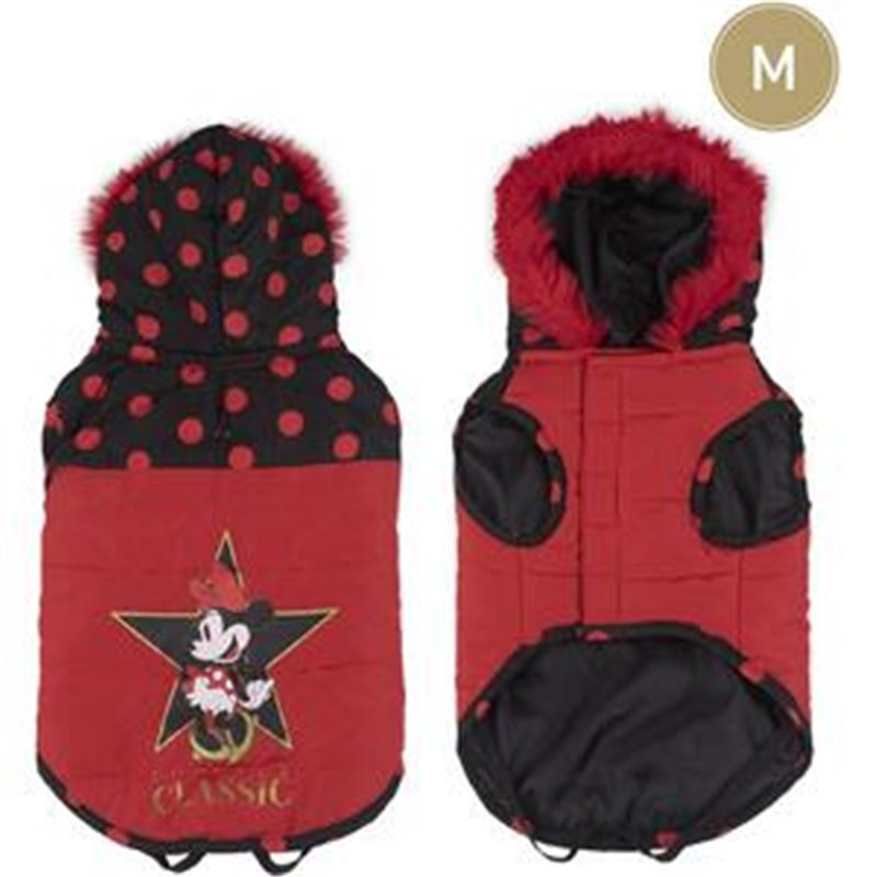 ABRIGO ACOLCHADO PARA PERRO M MINNIE RED