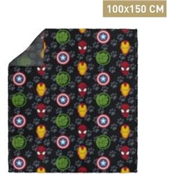 MANTA PARA PERRO 100 X 150 CM MARVEL BLACK