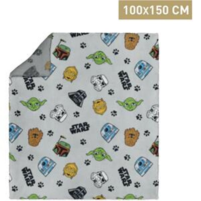 MANTA PARA PERRO 100 X 150 CM STAR WARS GRAY