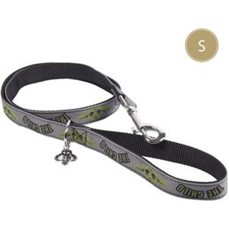 CORREA PARA PERROS S THE MANDALORIAN DARK GRAY