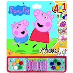 GIGA BLOCK 4 EN 1 PEPPA PIG