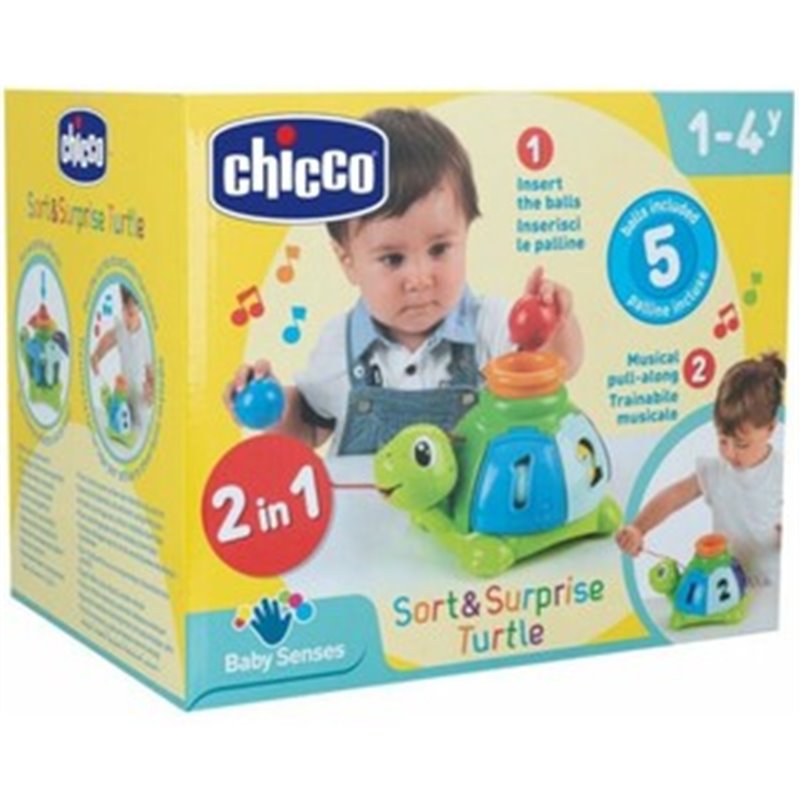 TORTUGA SORPRESA 2 EN 1 BABY SENSES