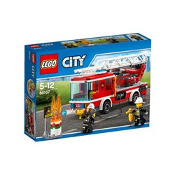 CAMION BOMBEROS ESCALERA LEGO CITY 60107