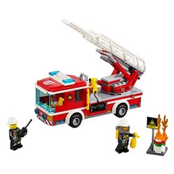 CAMION BOMBEROS ESCALERA LEGO CITY 60107