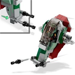 LEGO STAR WARS MICROFIGHTER: NAVE ESTELAR DE BOBA FETT