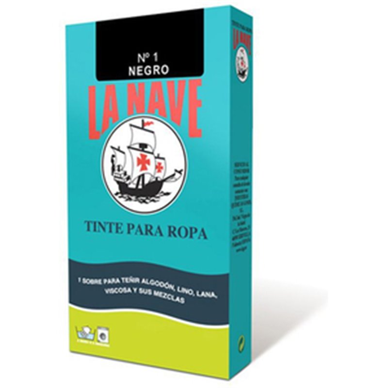 TINTE ROPA LA NAVE - NEGRO