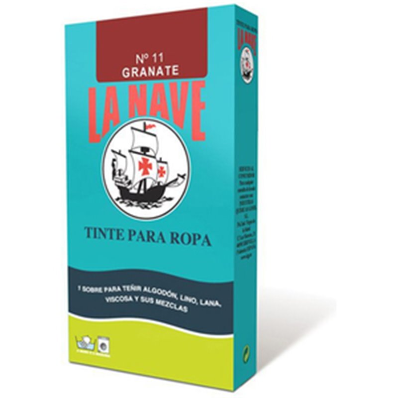 TINTE ROPA LA NAVE - GRANATE