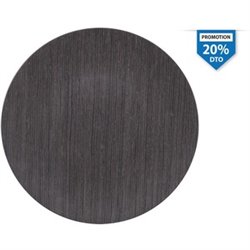 BAJOPLATO PVC ACABADO MADERA OSCURO 33CMELEMENTO