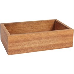 SOPORTE HUECO ACACIA GN1/4 26.5X16.2X7.5CM