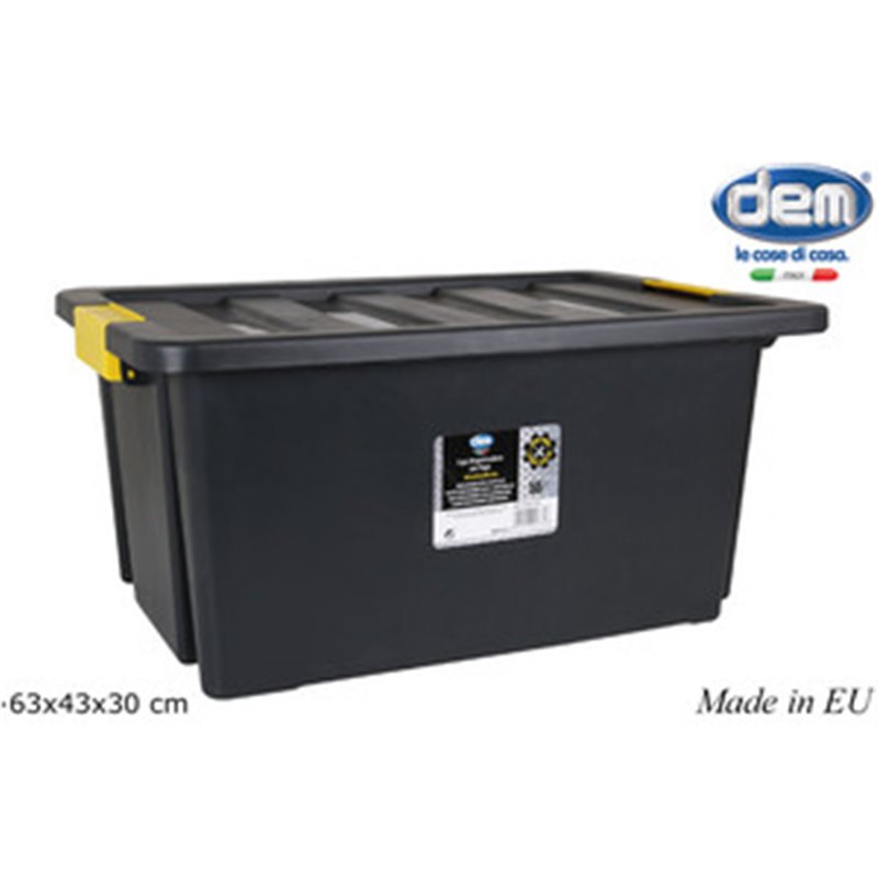 CAJA ORGANIZADORA C/TAPA 55L BRICO