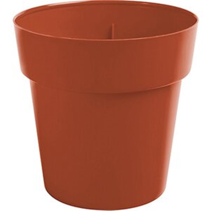 MACETA PLASTICO COLOR TERRACOTA 15CM