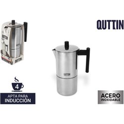 CAFETERA 4 SERVICIOS INDUCCION INOX TOWER