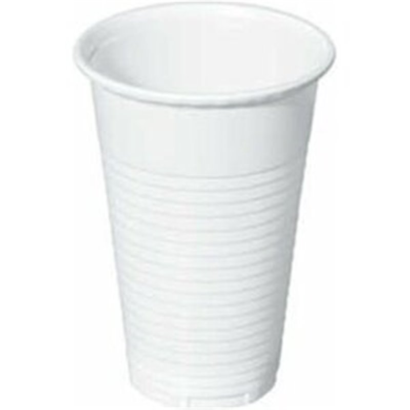 VASO PLASTICO X 30 BLANCO 220 C.C.