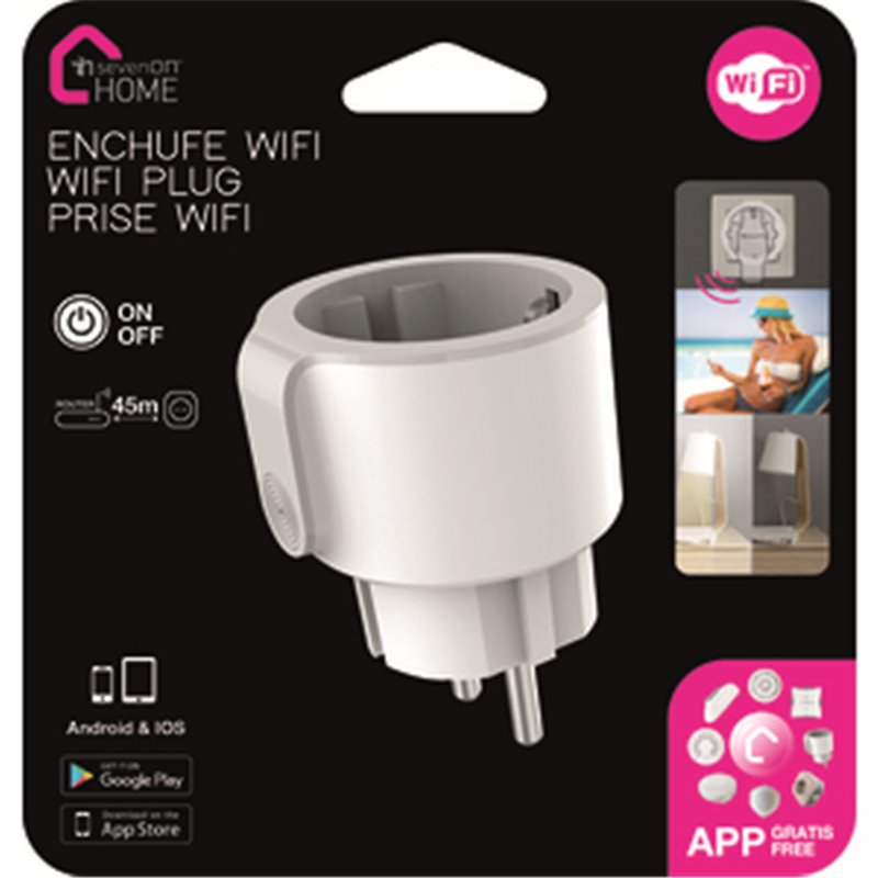 CLAVIJA 1 TOMA SCHUKO CONTROL WIFI VIA APP