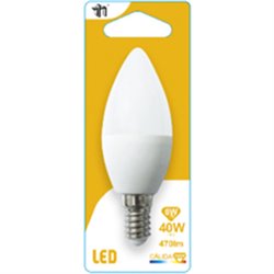 BOMBILLA LED VELA C37 E14 6W (40W) 470LM 3000K 15000H BL.1