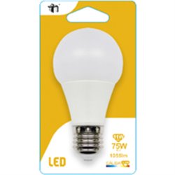 BOMBILLA LED ESTANDAR A60 E27 9W (60W) 806LM 3000K 15000H BL.1