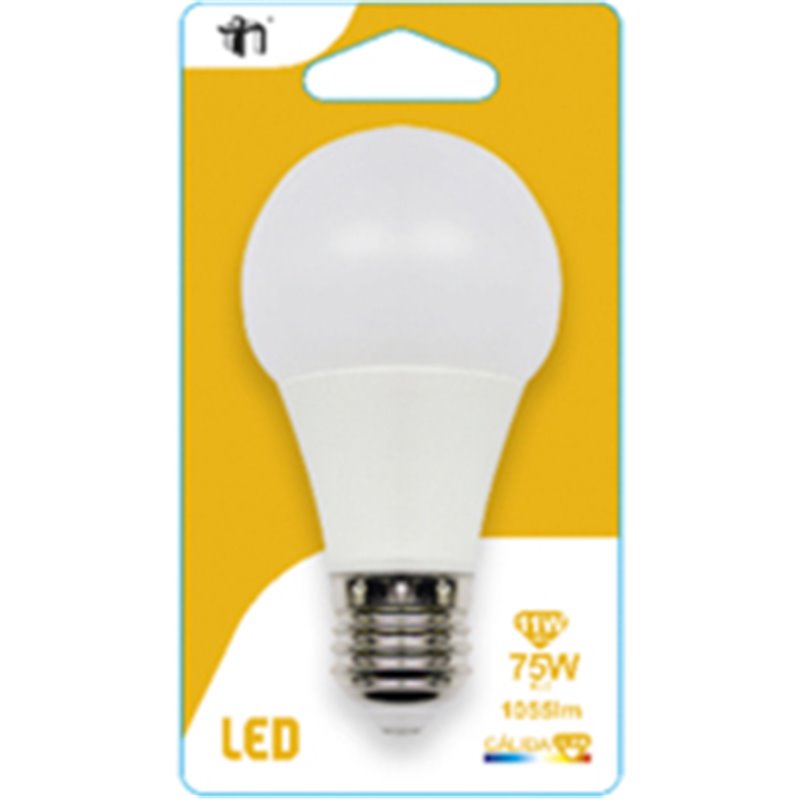 BOMBILLA LED ESTANDAR A60 E27 9W (60W) 806LM 3000K 15000H BL.1