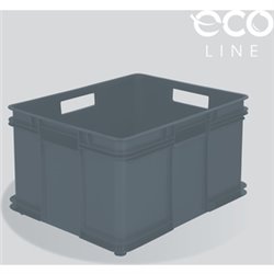 CAJA DE ALMACENAJE EUROBOX XXL, PLÁSTICO ECO (PP), 52X43X28 CM, GRIS