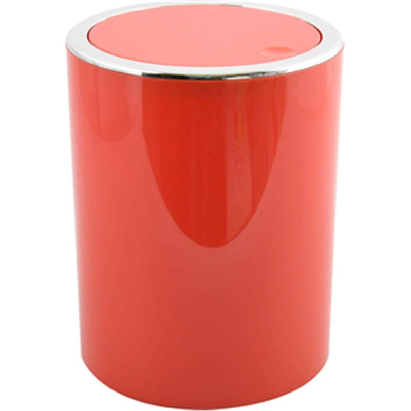 CUBO DE BASURA AS KAMAKA 6L ROJO